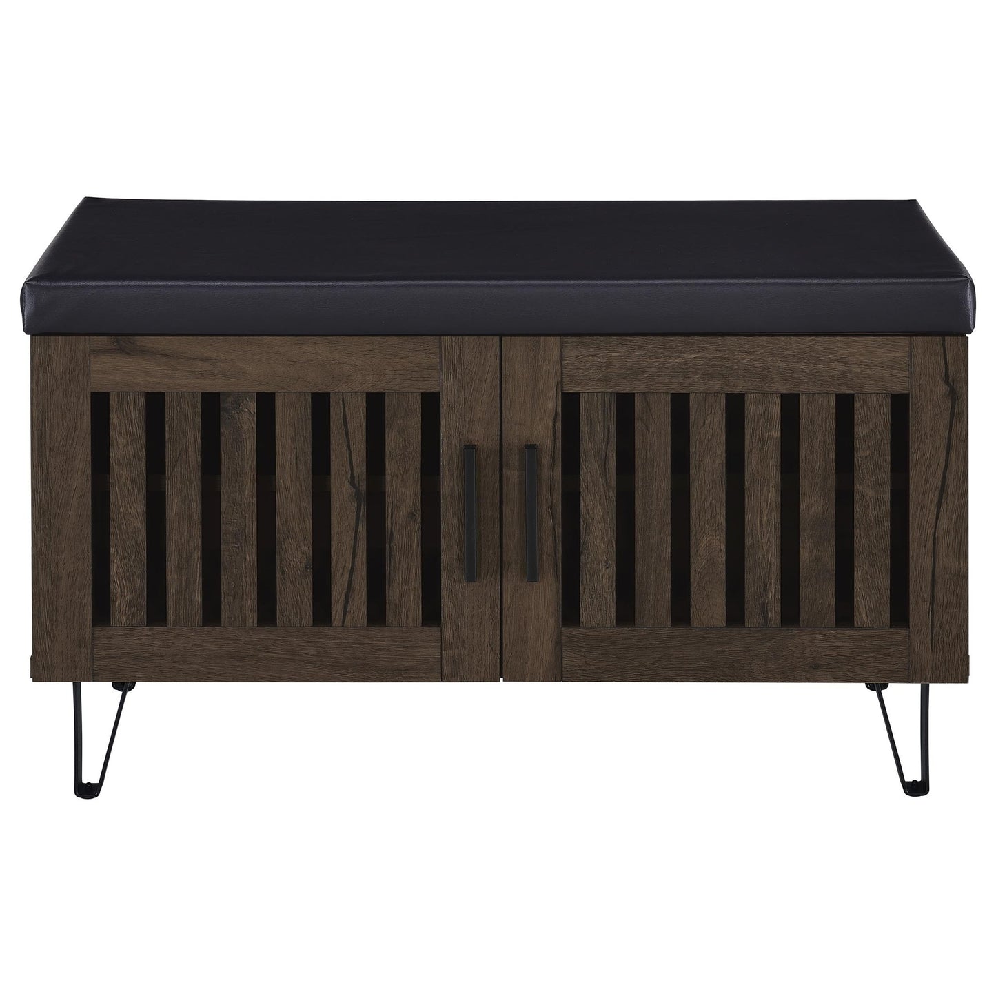 Clackamas - 2 Door Storage Bench With Padded Seat