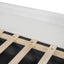 Upholstered Daybed With Bear Shaped Headboard, Hydraulic System And Breathable Fence