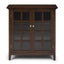 Acadian - Medium Storage Cabinet - Natural Aged Brown