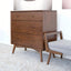 Caroline - Dresser 3 Drawer - Brown / Wood