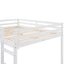 Full Loft Bed With Slide, Multifunctional Design - White