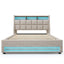 Platform Bed With Hydraulic Storage, LED Lighting & Charging Station