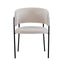 Modern Upholstered Arm Dining Chair Set