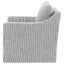 Merced - Upholstered Sloped Arm Accent Swivel Chair With 360 Degree Swivel Base - Gray