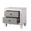 Katia - Weathered Night Stand - Gray / White