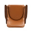 Mid - Century Accent Chair With Cushioned Seat, Brass Tipped Legs