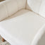 Accent Chair With Birch Wood Legs - White