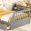 Bunk Bed With Drawers, Ladder And Storage Staircase