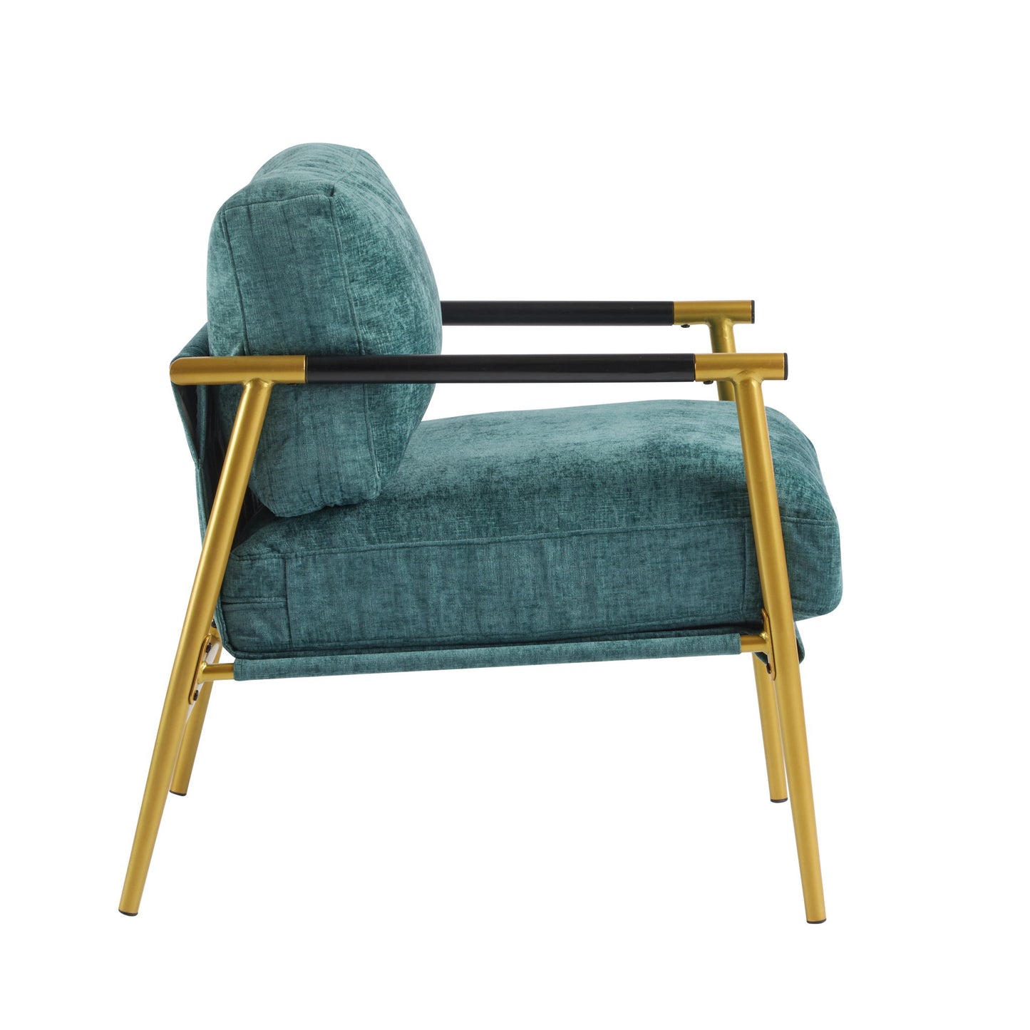 Modern Accent Chair With Cushions, Cozy Seating