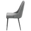 Side Chairs Upholstered With Tapered Legs (Set of 2) - Gray