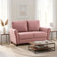 Patricia - Curved Arm Loveseat Sofa