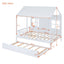 House Bed With Twin Size Trundle, Daybed