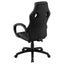 Norset - Upholstered Adjustable Home Office Desk Chair - Black