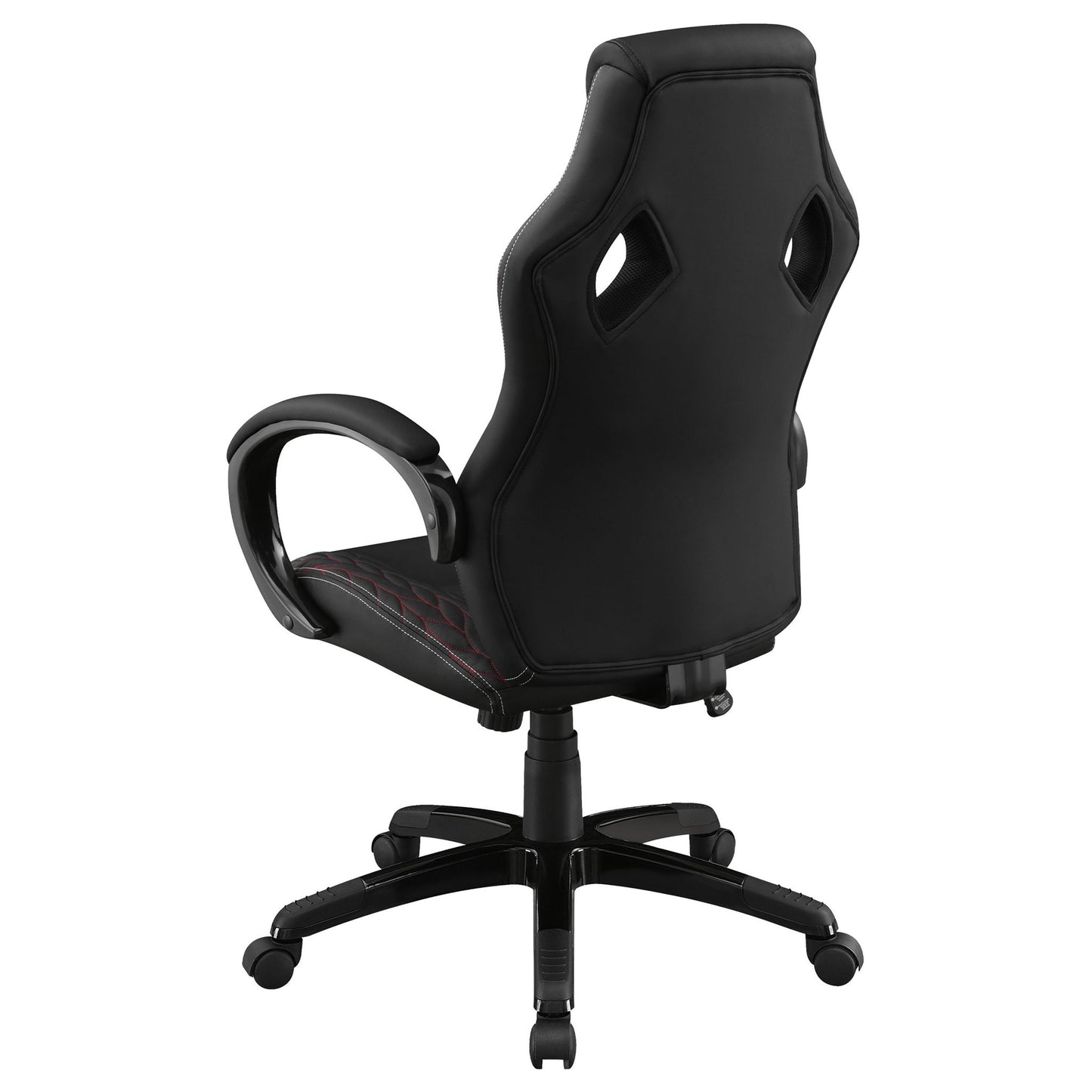 Norset - Upholstered Adjustable Home Office Desk Chair - Black