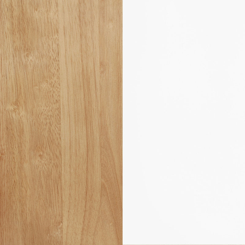 Calloway - Rectangular Dining Table - Brown / White