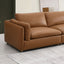 Brighton - Top Grain Modular Sectional - Brown