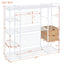 Open Style Wardrobe With Hanging Rails, Shelves And Drawers
