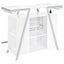 Katia - Wine Cabinet With LED Home Bar, 12 Bottle Storage - Gloss White