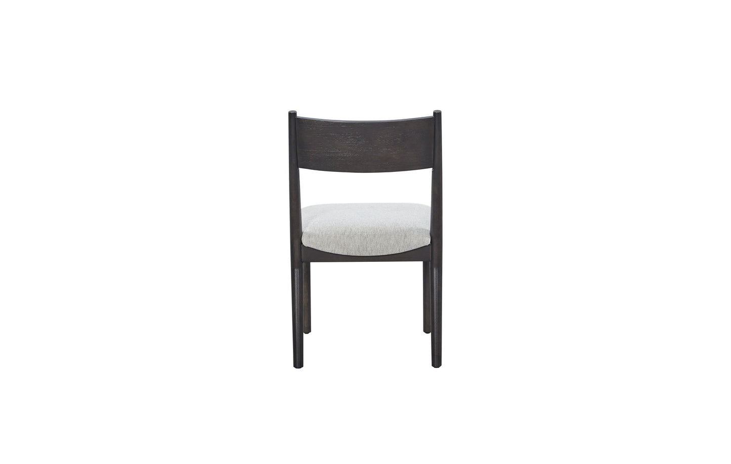 Comfortable Upholstery Cresent Chair (Set of 2) - Peppercorn