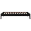 Queen Platform Bed With Tapered Legs - Brown