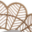 Kirk - Outdoor Wicker Peacock Shape Papasan Style Chair, Teak Finished Leg (Set of 2) - Beige / Light Brown / Light Teak