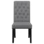 Tufted Rolled Backrest Side Chairs (Set of 2)