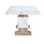 Stacey - Dining Table With Pedestal Base - Beige