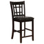 Danford - 5 Piece Counter Height Dining Set With Upholstered Stools - Espresso
