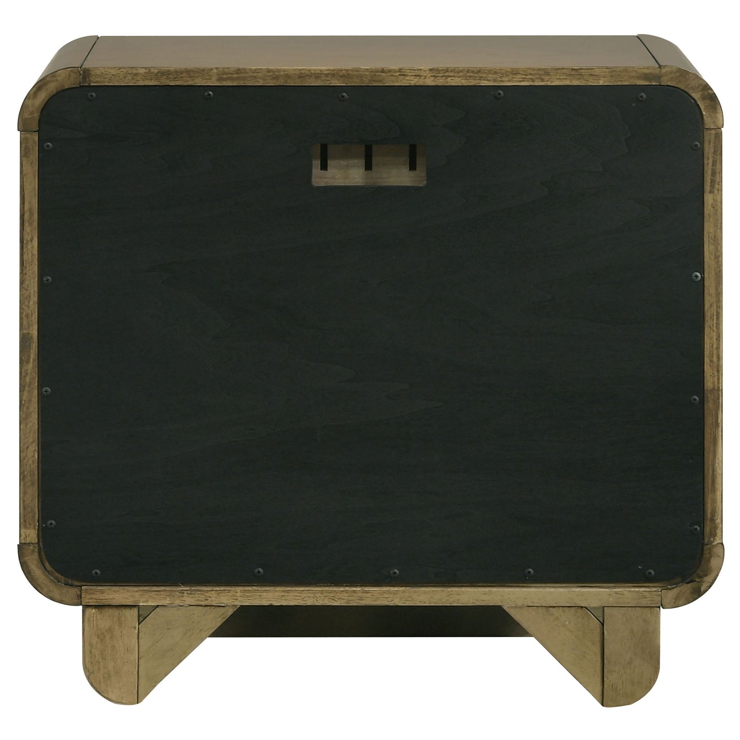 Tully - 2 Drawer Nightstand - Nutmeg Brown