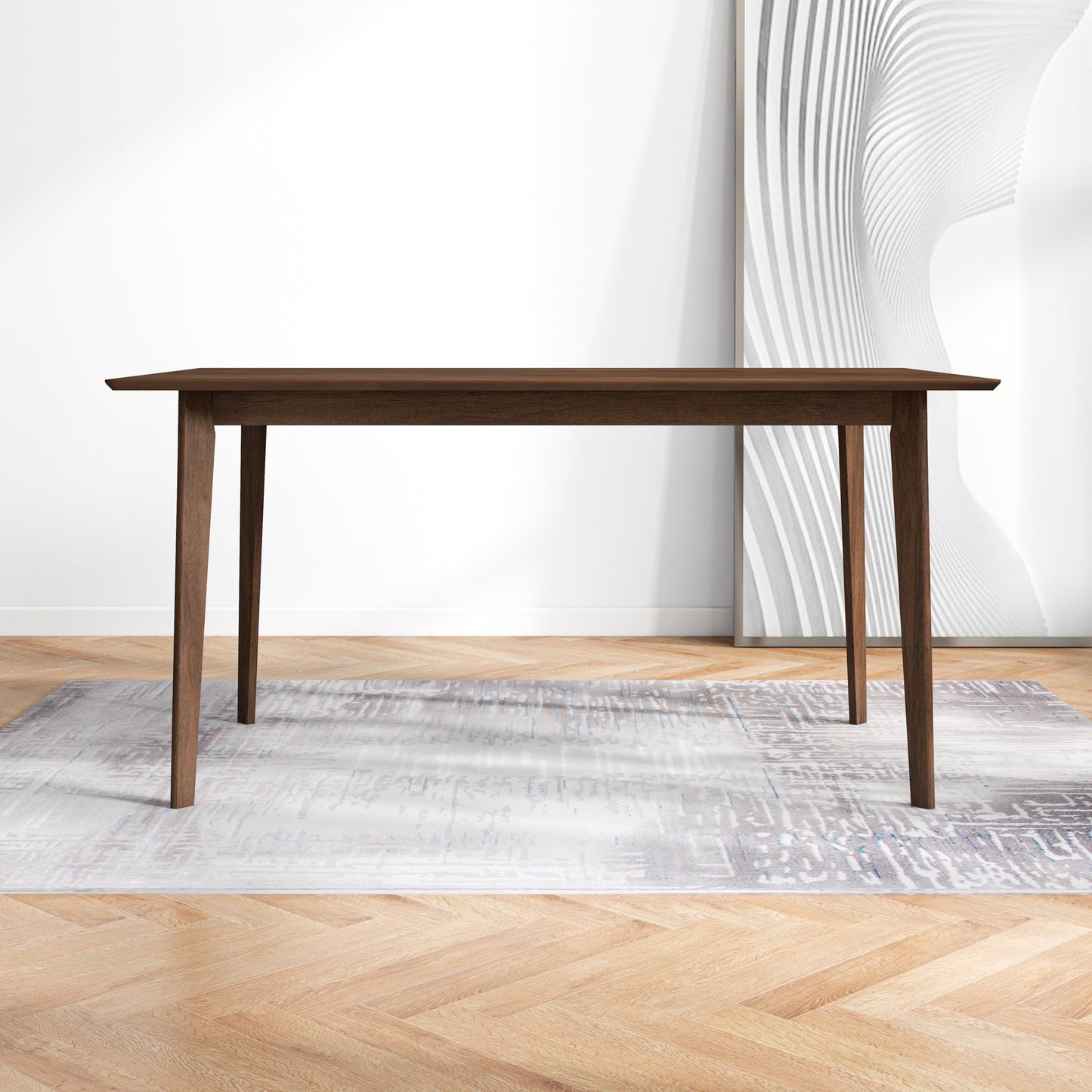 Carlos - Dining Table And 4 Side Chairs - Oak / Dark Gray