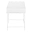 Computer Desk For Home Office, Storage Drawers, Marble Look Contemporary & Modern