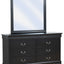Traditional Elegant Dresser - Black