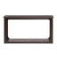Console Table With Open Arch Cutouts For Living Room Hallway - Espresso
