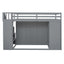 Loft Bed With Built In Wardrobes, Cabinets And Drawers