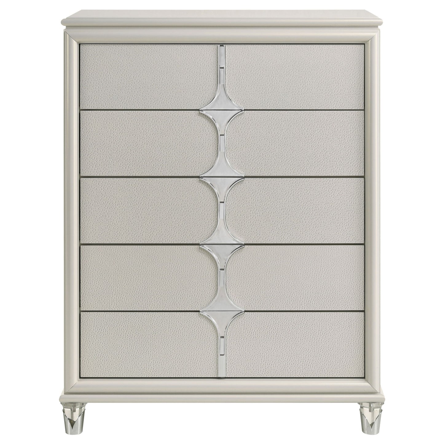 Gwendolyn - 5 Drawer Bedroom Chest Of Drawers - White