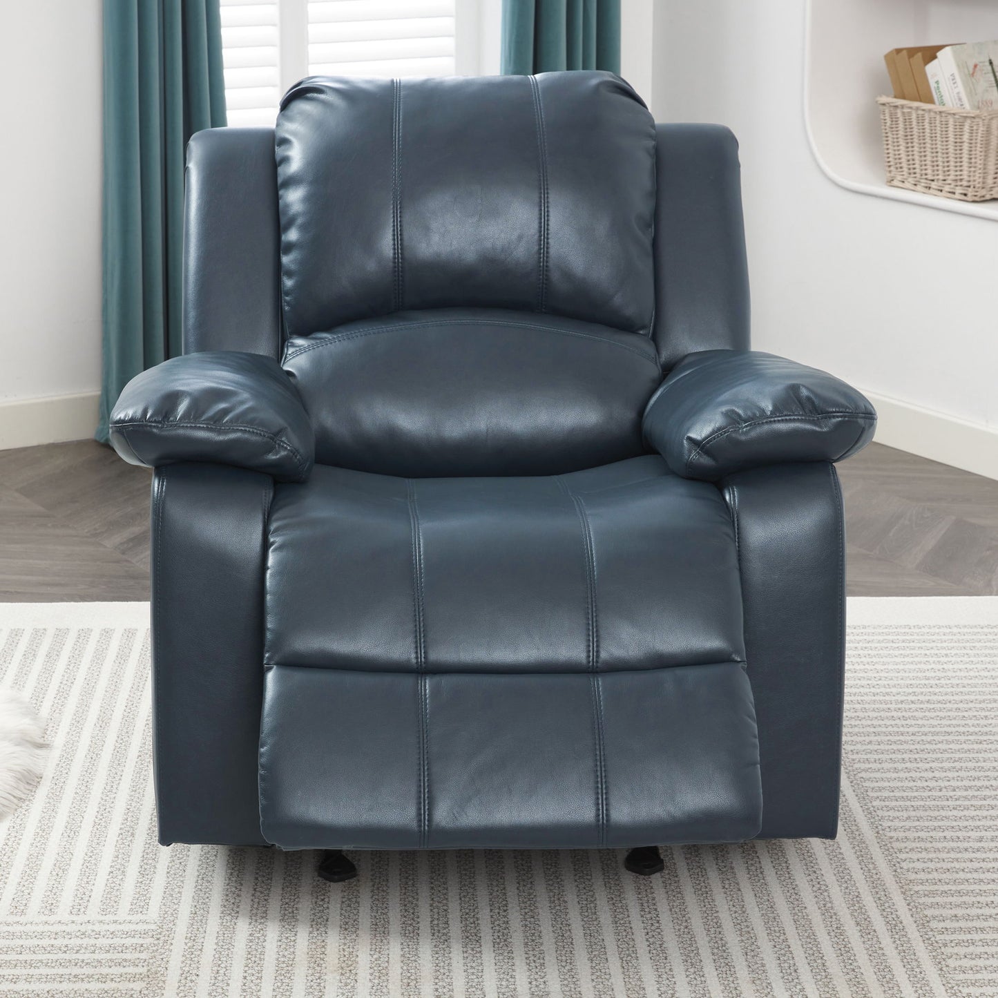 Charlotte - Gel Glider Recliner - Blue