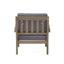 Peyton Club Chair Outdoor Seating Acacia Wood 32.25 X 28.00 X 31.25"