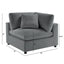 Caylie - Corner Wedge Chair