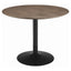 Round Dining Table With Pedestal Base - Warm Walnut