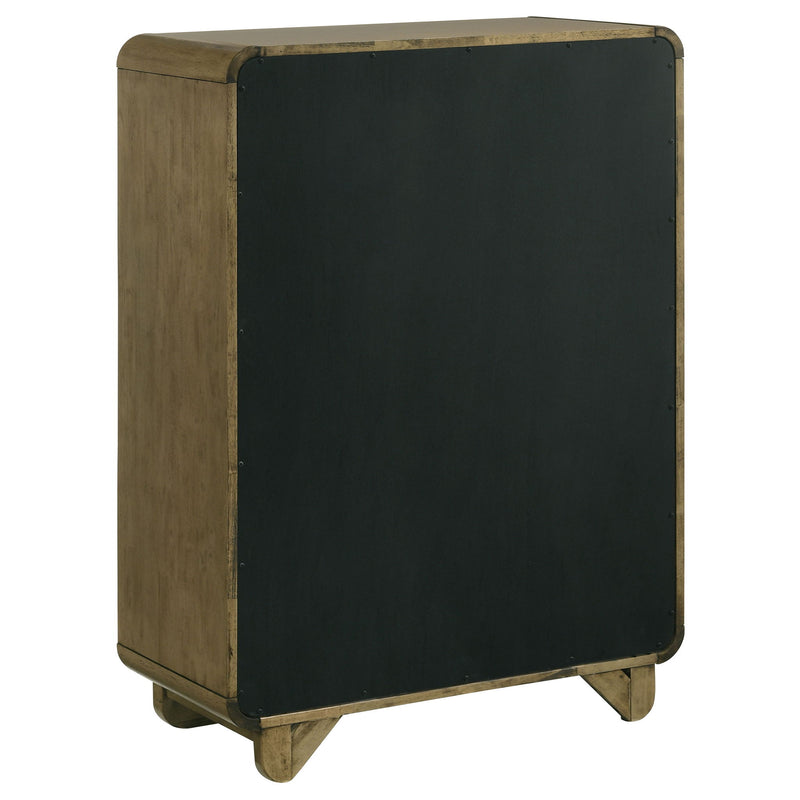 Tully - 5 Drawer Chest - Nutmeg Brown