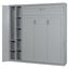 Murphy Wall Bed With Shelves, Wardrobe And LED Lights