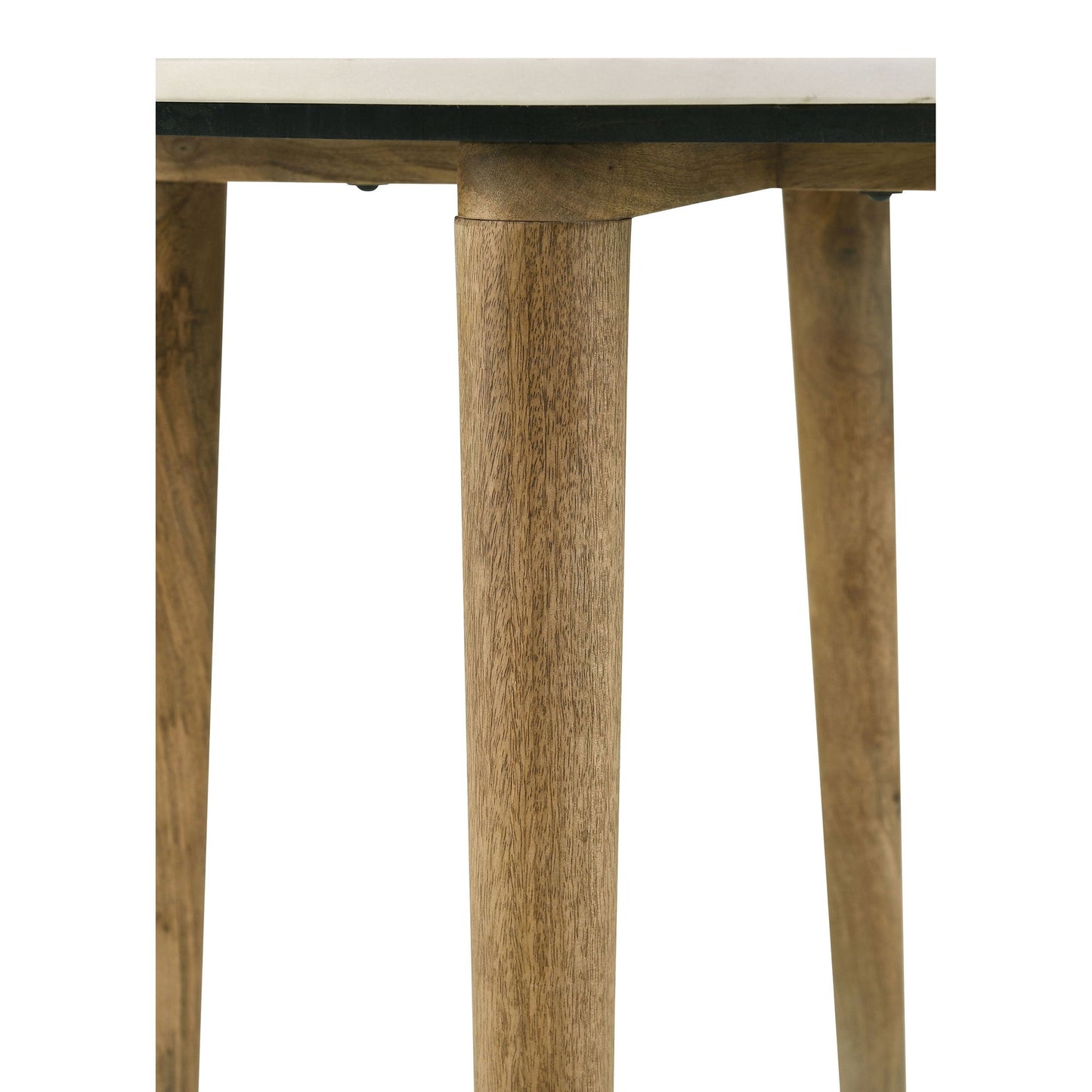 Leska - Round Coffee Table - White