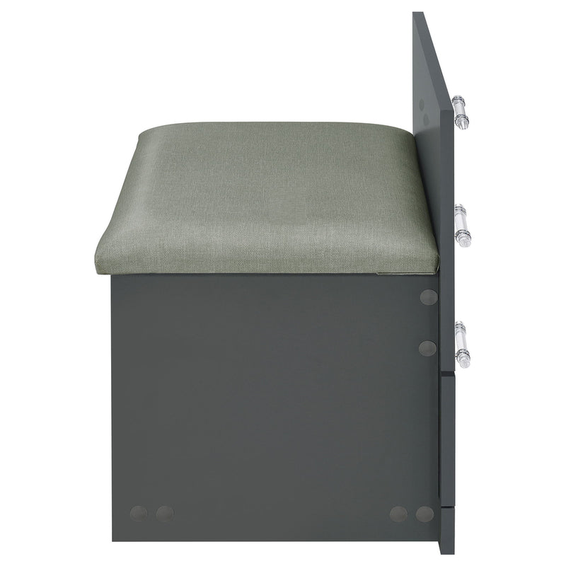 Ayuba - 3 Drawer Makeup Vanity Table With Mirror And Stool
