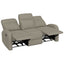 Manual Reclining Sofa With Dual Independent Recliners