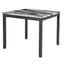 Leoncia - Bar Table And 4 Bar Stools - Espresso / White