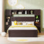 Bed With All In One Cabinet, Shelf And Sockets