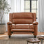 Tufted Design Wide Manual Recliner Chair