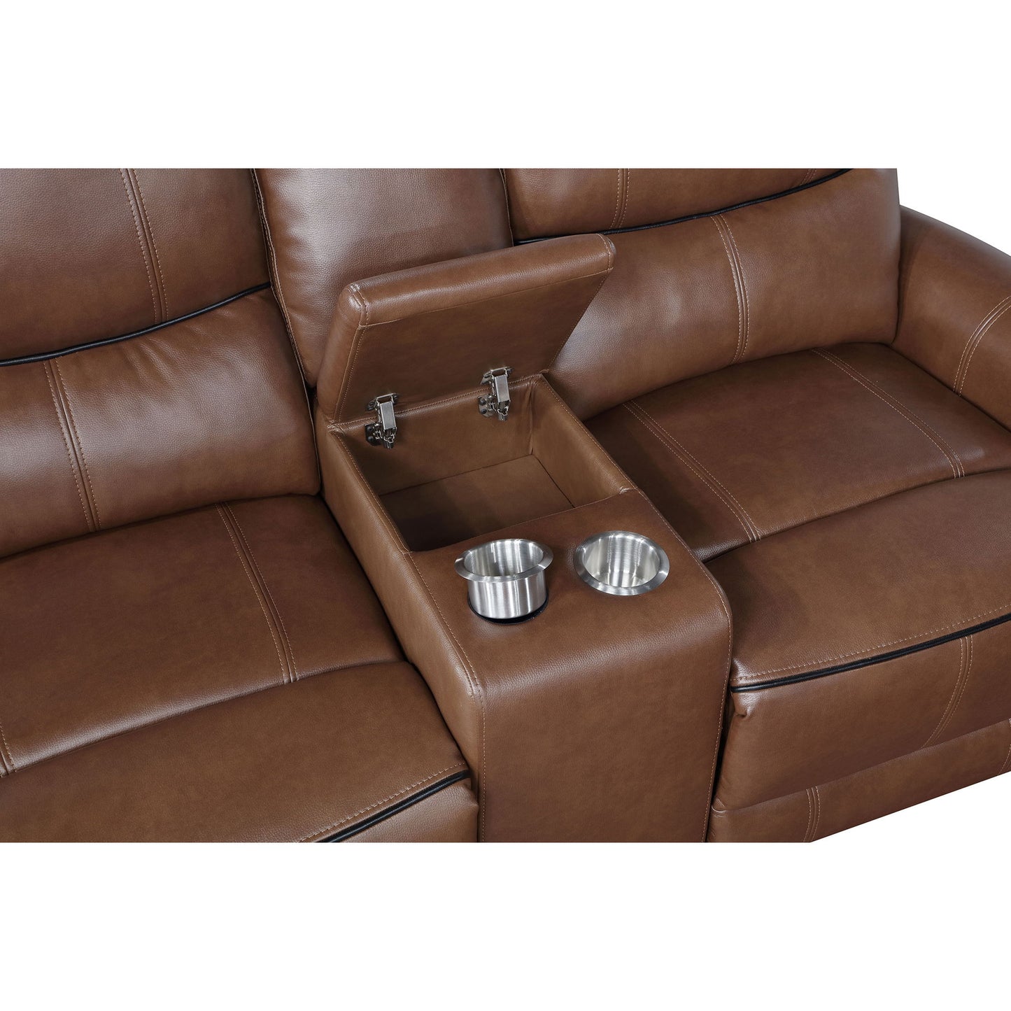 Denson - Power Reclining Loveseat With Console And USB Port