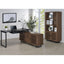 Rodger - 3 Shelf Cabinet Bookcase - Walnut