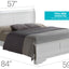 Sleigh Bed With Low Footboard